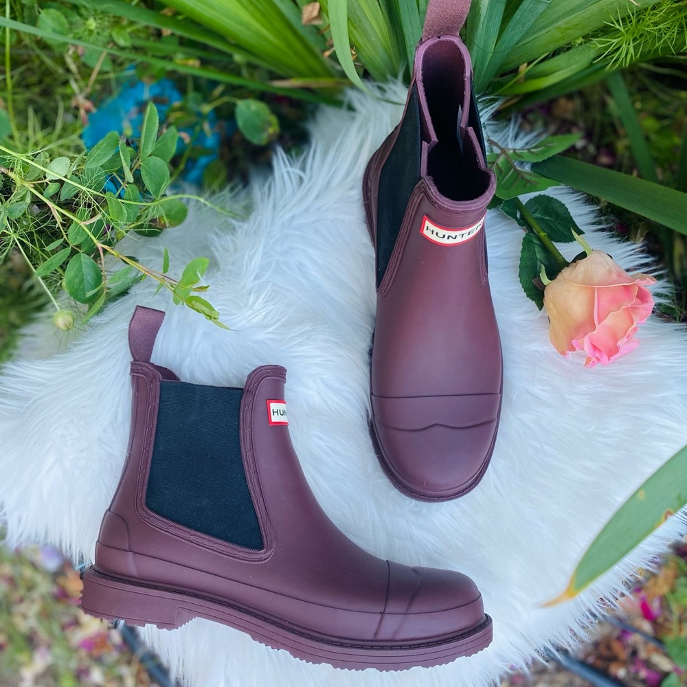 NEW | HUNTER Men's Commando Chelsea Boots